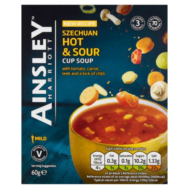 Ainsley Szechuan Hot & Sour Soup 60g