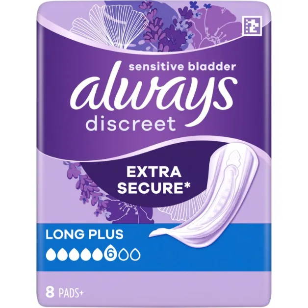 Always Discreet Pads Long Plus 8pcs