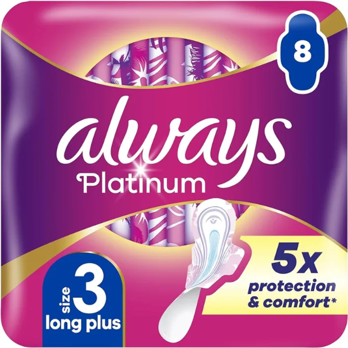 Always Platinum Night Size 3 8pcs