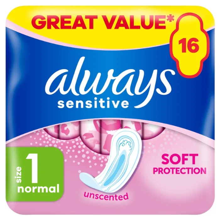 Always Sensitive Normal Size 1 16pcs