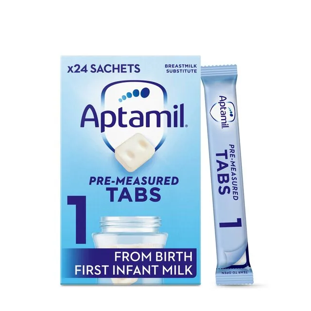 Aptamil Pre-Measured Tabs 1 From Birth First (120 Tabs)