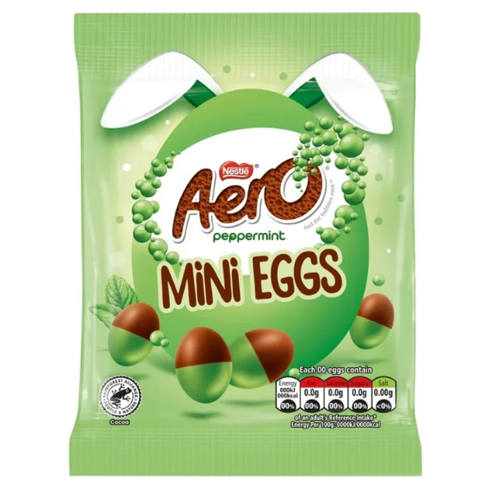 Easter Aero Peppermint Mini Eggs Pouch 70G