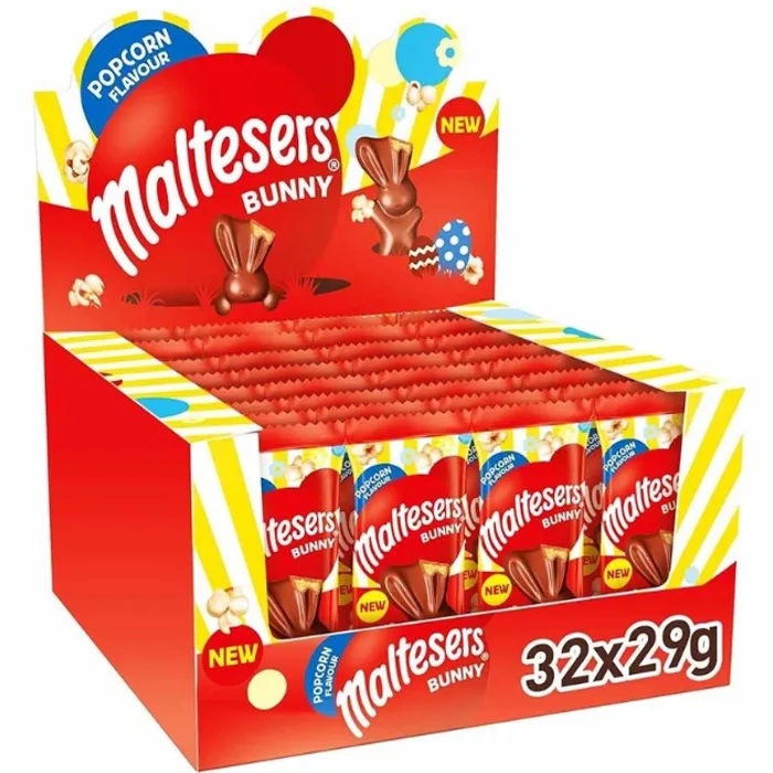 Easter Malteser Bunny 6 Count Hod (3 Std 3 Popcorn) 29g