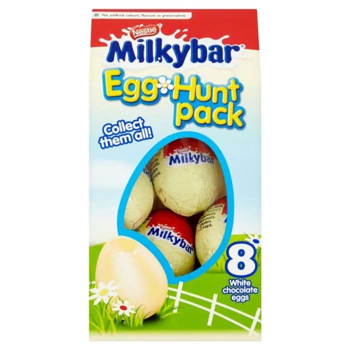 Easter Milkybar Egg Hunt Rambal 8pc 120g