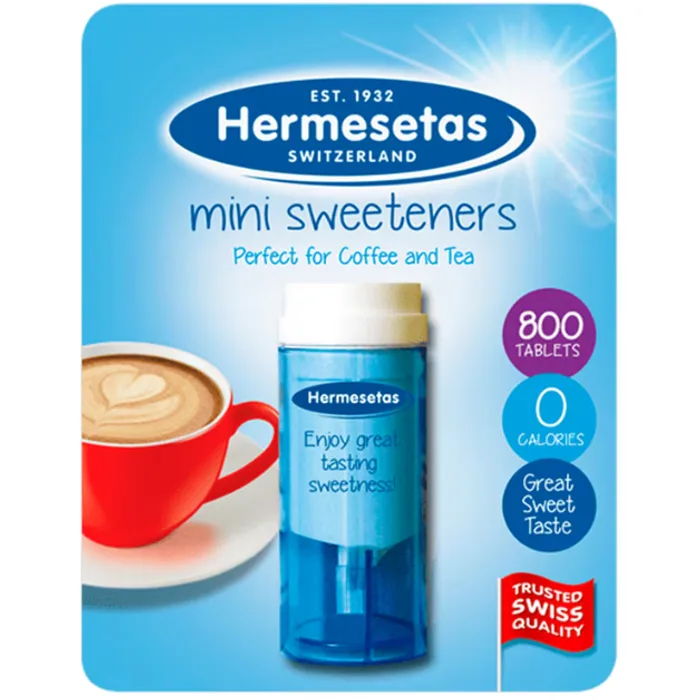 Hermesetas Mini Sweeteners 800 tablets 9.5g