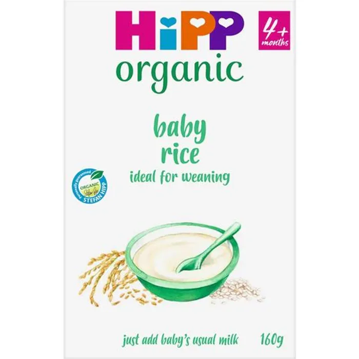 Hipp Organic 100% Baby Rice 4+ Months 160g