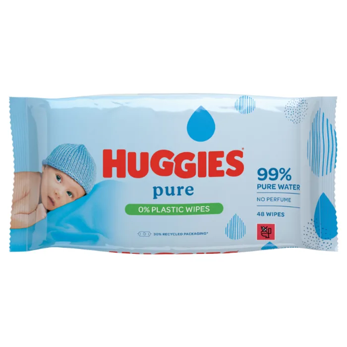 Huggies Pure Baby Wipes 48x4