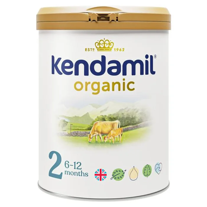Kendamil Organic 2 Follow On Baby Milk Powder Formula 6-12 Months 800g