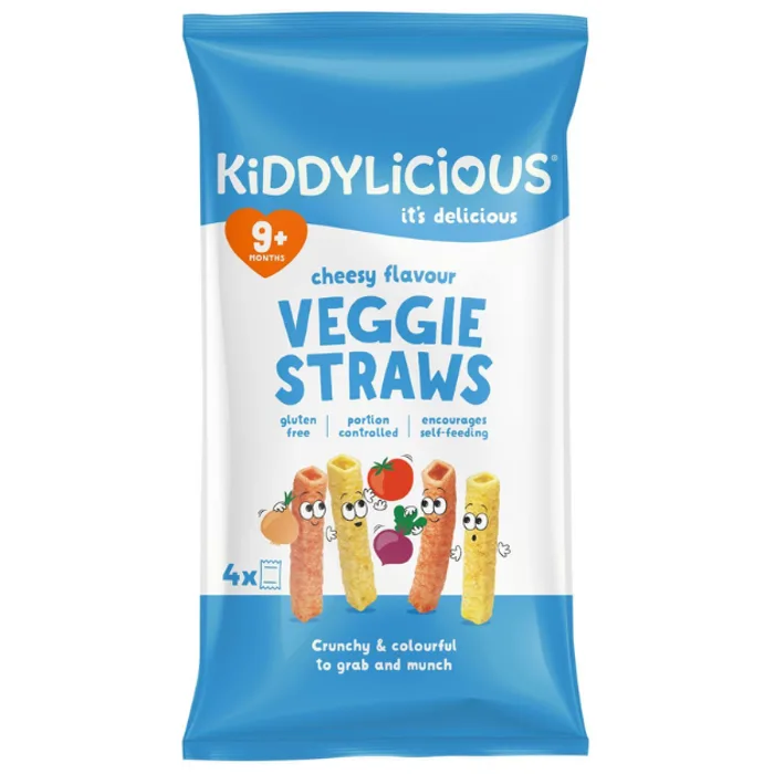 Kiddylicious Cheesy Straws 4pcs 12g