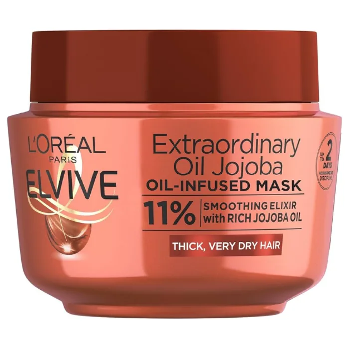 L'Oreal Elvive Extraordinary Coconut Oil Jojoba Mask Pot 300ml