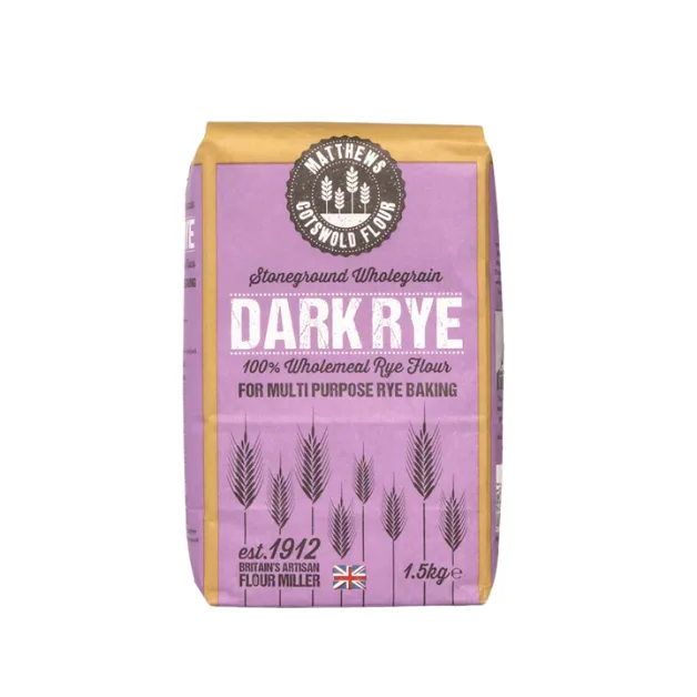 Matthews Stoneground Organic Wholegrain Dark Rye