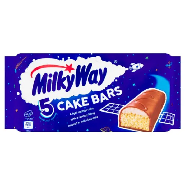 Milky Way Cake Bars 5pk