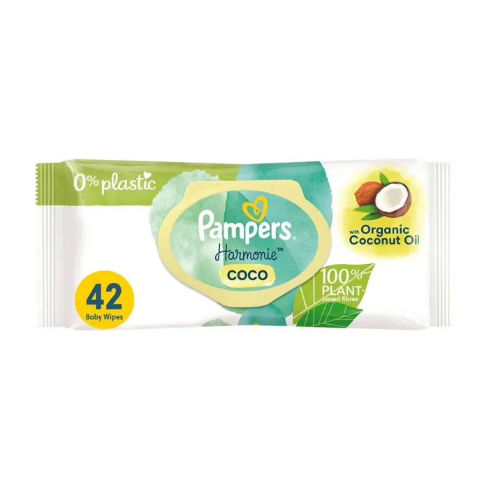 Pampers Harmonie Baby Wipes Coco 42's