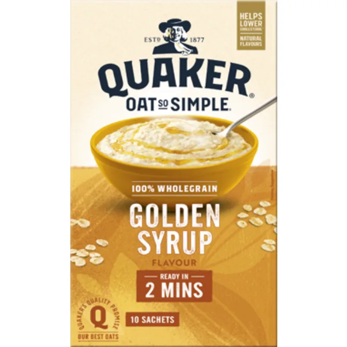 Quaker Oat So Simple Golden Syrup Porridge 36g
