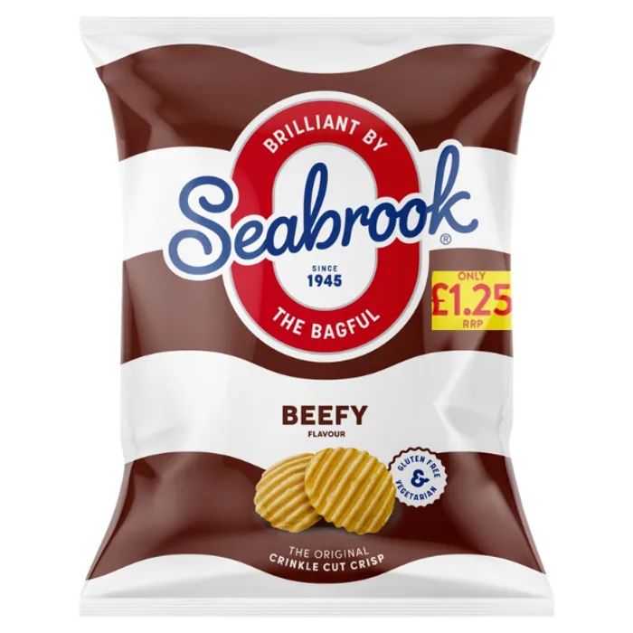 Seabrook Crinkle Beefy PMP 1.25 84g