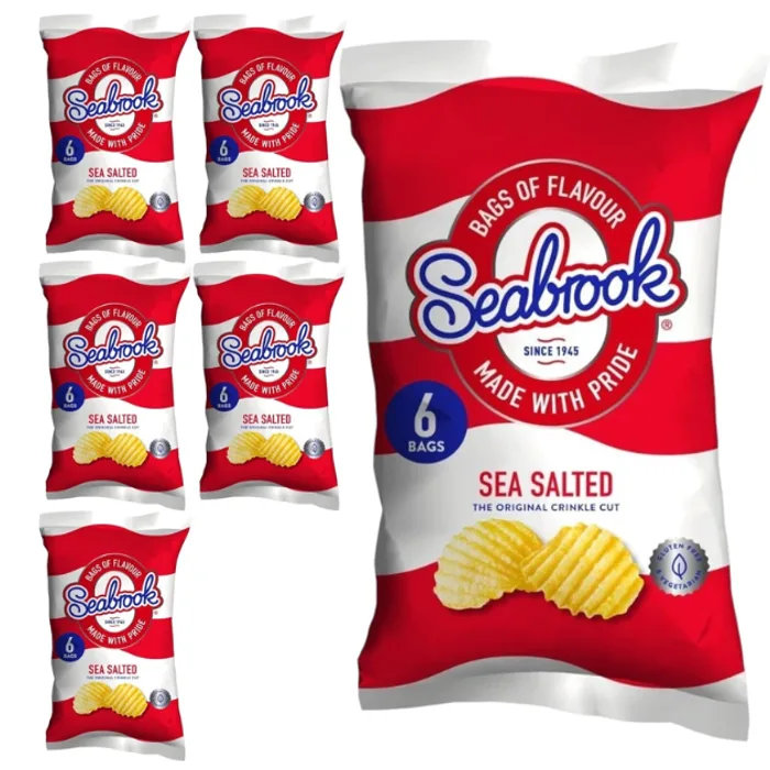 Seabrook Sea Salted 6s 25g