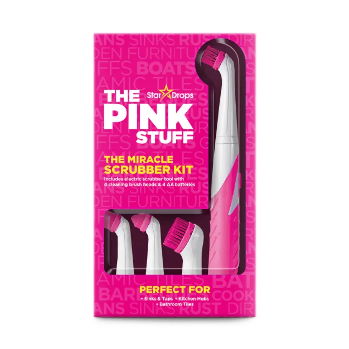 The Pink Stuff Scrubber Kit No Paste