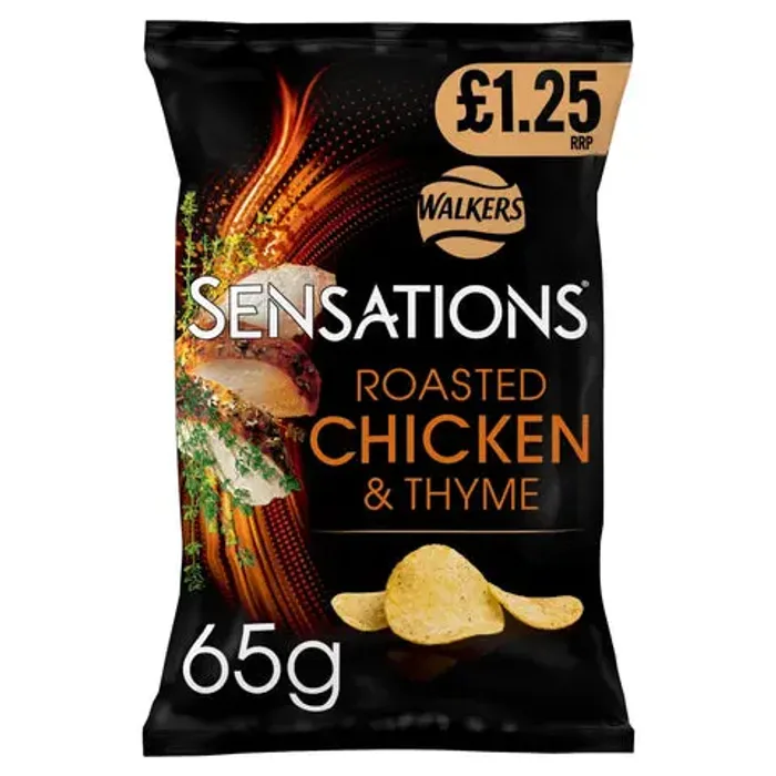Walkers Sensations Chicken & Thyme PMP 65g