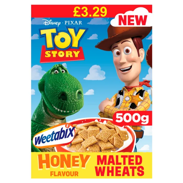 Weetabix Toy Story Honey Malt Wheats PMP 3.29 500g
