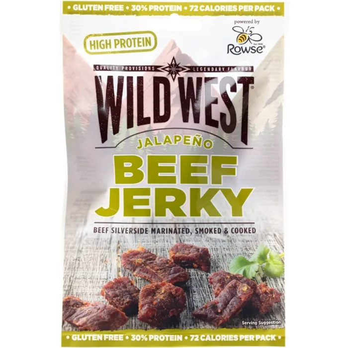 Wild West Jalapeno Beef Jerky 25g